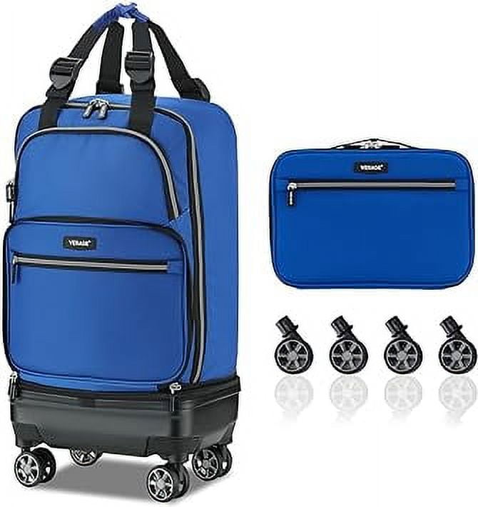 Amazon.com | Verage Toledo Carry On Luggage Softside Suitcase with Spinner  Wheel (15-Inch, Navy) | Carry-Ons
